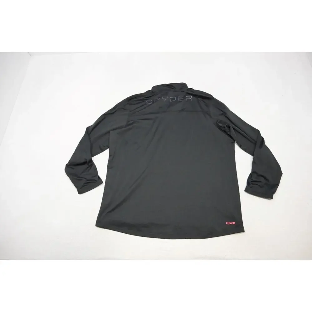 Spyder Fleece Athletic Jacket‎ 1/4 Zip Performance Long Sleeve Mens Size XL